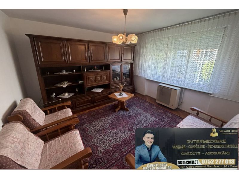 🔥 OFERTĂ EXCLUSIVĂ – APARTAMENT CU 2 CAMERE ÎN CAREI 🔥